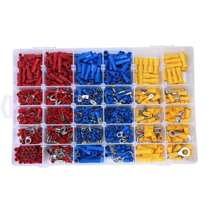 720Pcs Assorted Crimp Terminals Electrical Wire Connector Spade Kit