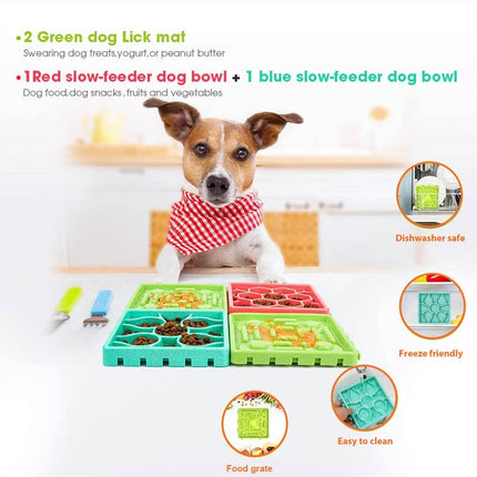 4pc Dog Maze Plate Eating Slow Feeder - Image 4