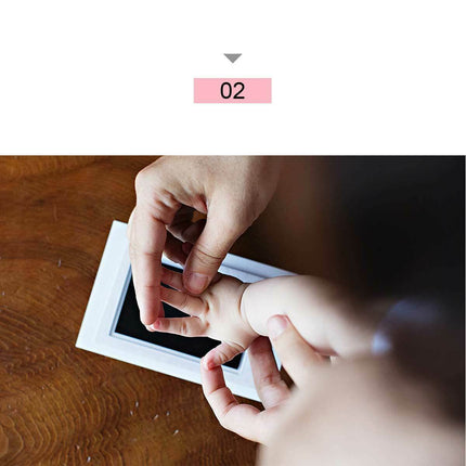 4pcs Inkless Baby print kit Newborn Footprint Handprint Gift Blue Splendid&Co.