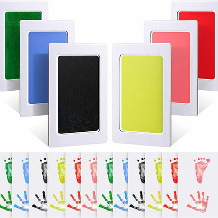 4pcs Inkless Baby print kit Newborn Footprint Handprint Gift Blue Splendid&Co.