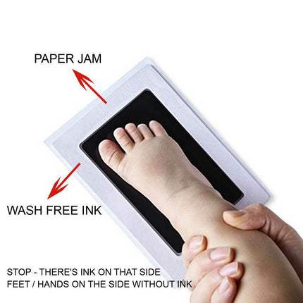 4pcs Inkless Baby print kit Newborn Footprint Handprint Gift Blue Splendid&Co.
