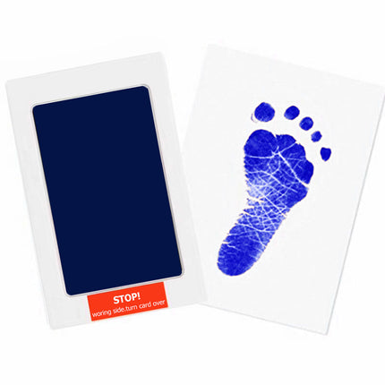 4pcs Inkless Baby print kit Newborn Footprint Handprint Gift Blue Splendid&Co.