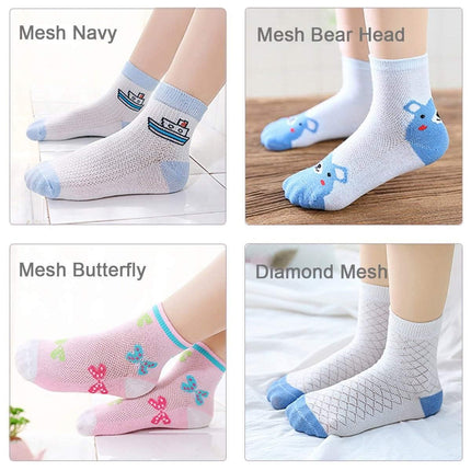 5 Pairs Kids Cartoon Print Socks Bears Splendid&Co.