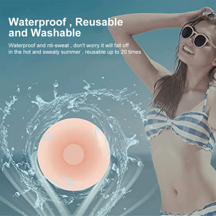 5 Pairs of Invisible Silicone Nipple Cover Breast Boob Bra Pad Round Shape Splendid&Co.