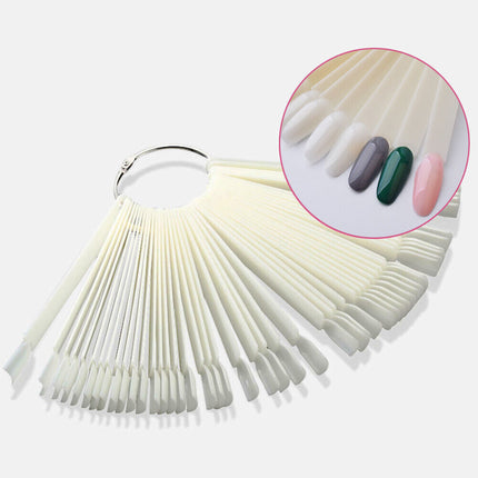 50PCS False Nail Colour Display Tips Art Pop Sticks-Clear Splendid&Co.