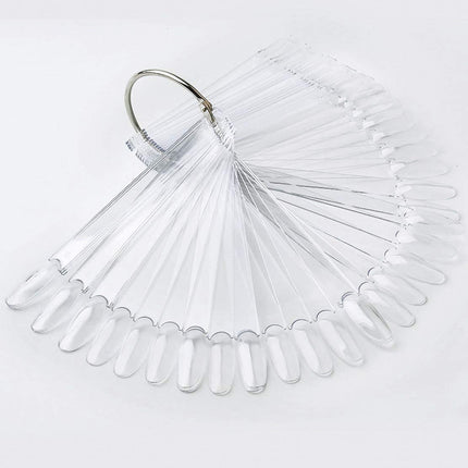 50PCS False Nail Colour Display Tips Art Pop Sticks-Clear Splendid&Co.