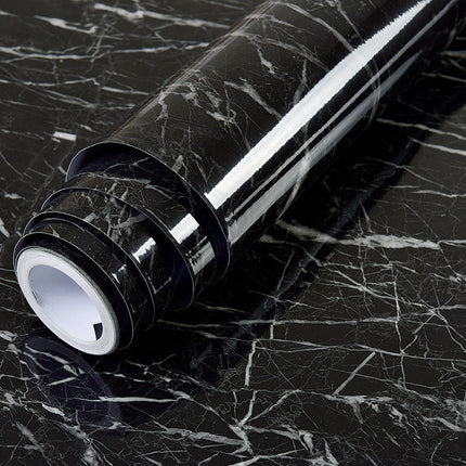 5Pcs Marble Wallpaper Self Adhesive Waterproof - Marble Black Splendid&Co.