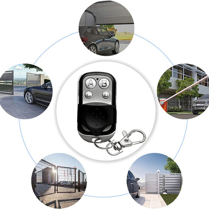2x Universal Replacement Garage Door Gate Car Remote Key Fob 433mhz
