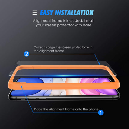 2 x Tempered Glass Screen Protector For IPhone 15 14 13 12 11 Pro XS Max Plus