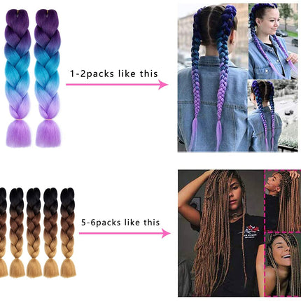 62cm Synthetic Braiding Hair Extensions - Ash Blonde Splendid&Co.