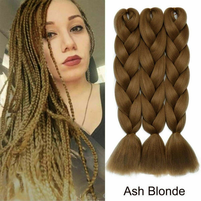 62cm Synthetic Braiding Hair Extensions - Ash Blonde Splendid&Co.