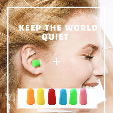 10Pairs Reusable Silicone Ear plugs Earplug With Box