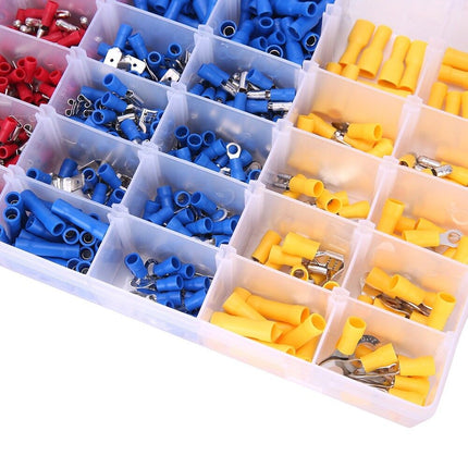 720Pcs Assorted Crimp Terminals Electrical Wire Connector Spade Kit
