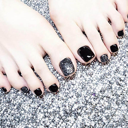 Acrylic Press On Self Adhesive Toenail Manicure 24pc Splendid&Co.