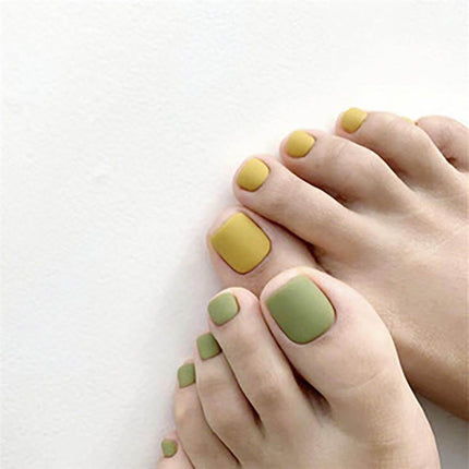 Acrylic Press On Self Adhesive Toenail Manicure 24pc Splendid&Co.