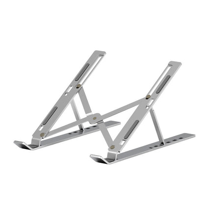 Adjustable Portable Aluminum Laptop Mackbook Ipad Stand Holder-Silver Splendid&Co.