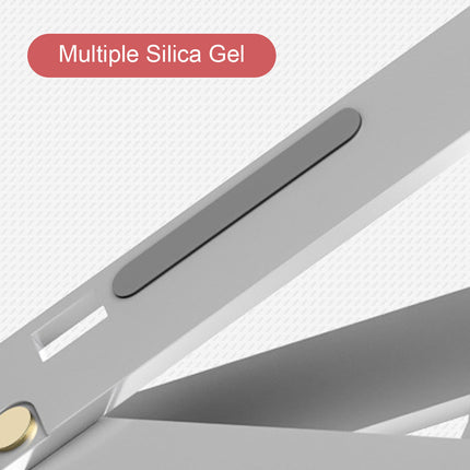 Adjustable Portable Aluminum Laptop Mackbook Ipad Stand Holder-Silver Splendid&Co.