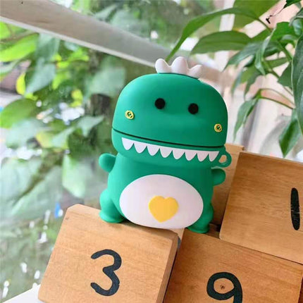 Airpods 1 2 Shockproof Silicon Gel Case Cartoon Dinosaur Splendid&Co.