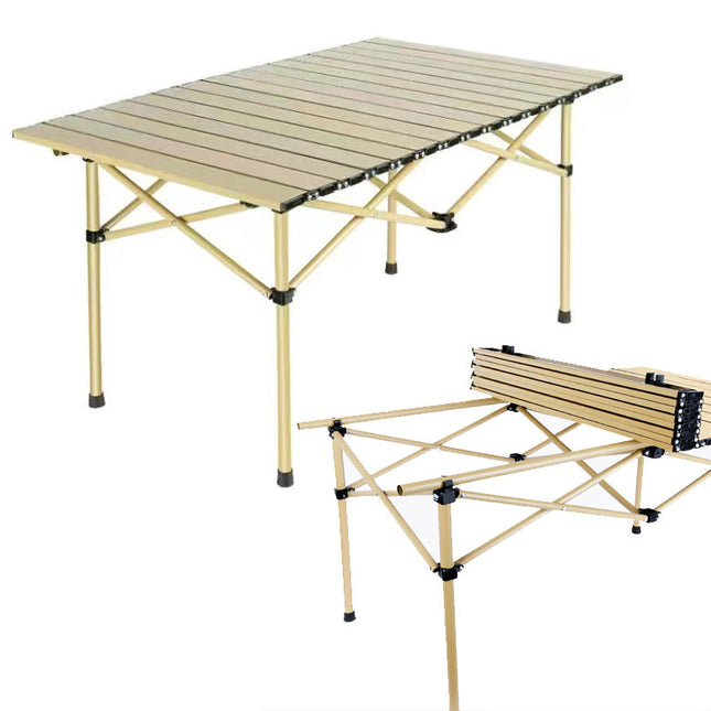 Aluminum Camping Foldable Table Picnic BBQ Desk Outdoor Splendid&Co.
