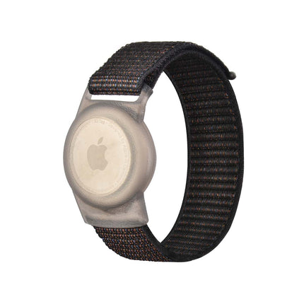 Apple AirTag Case Wristband Protective Cover Nylon Black Splendid&Co.