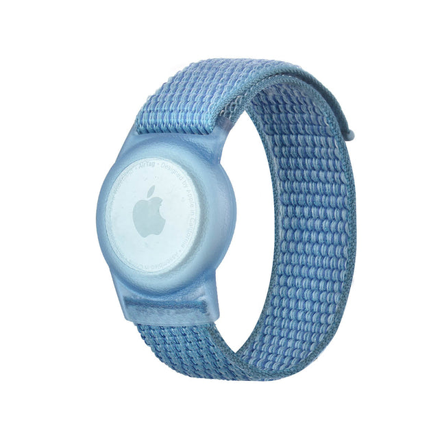 Apple AirTag Case Wristband Protective Cover Nylon Blue Splendid&Co.