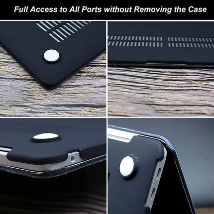 Apple MacBook Air Cover Case Protector 13.3'' With Keyboard Cover Black Splendid&Co.