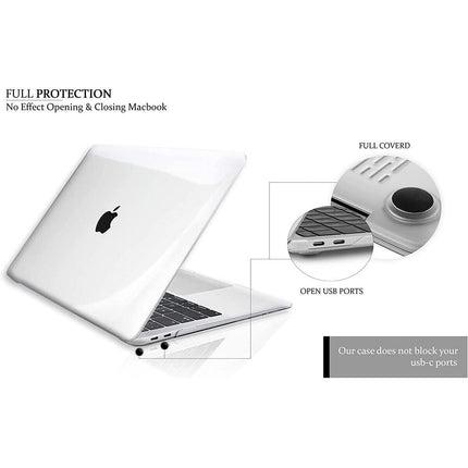 Apple MacBook Pro Cover Case Protector 13.3'' With Keyboard Cover Black Splendid&Co.