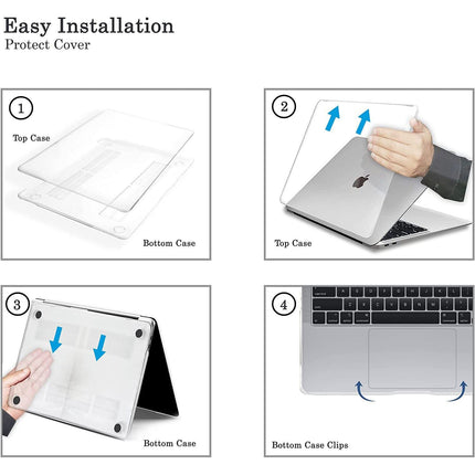 Apple MacBook Pro Cover Case Protector 13.3'' With Keyboard Cover Blue Splendid&Co.