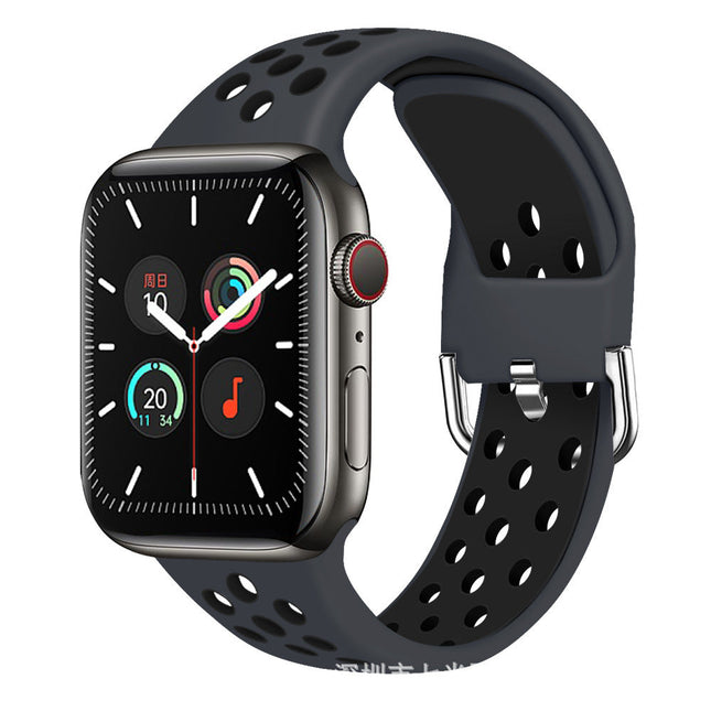 Apple Watch IWatch Band Silicone Strap Black Splendid&Co.