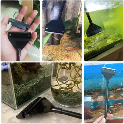 Aquarium Stainless Steel Algae Scraper Blade Fish Tank Glass Cleaner Splendid&Co.