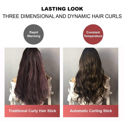 Auto Cordless Rotating Hair Curler Waver Curling Iron Splendid&Co.