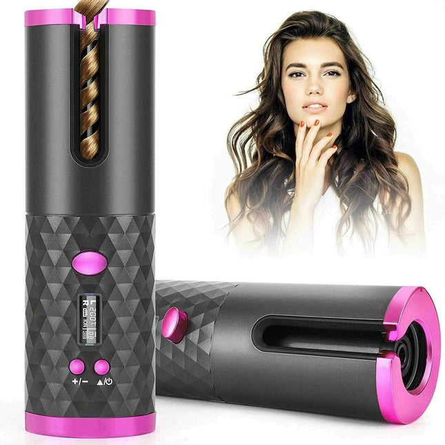 Auto Cordless Rotating Hair Curler Waver Curling Iron Splendid&Co.