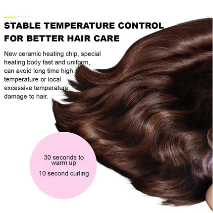 Auto Cordless Rotating Hair Curler Waver Curling Iron Splendid&Co.