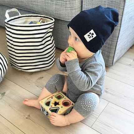Baby Toddler Anti Slip Crawling Knee Pads Black Splendid&Co.