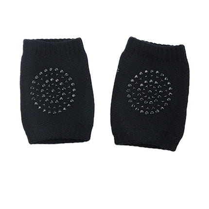 Baby Toddler Anti Slip Crawling Knee Pads Black Splendid&Co.