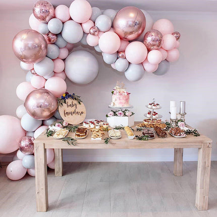 Balloon Arch Kit Set Birthday Wedding Party Balloons-170Pcs Pink Set Splendid&Co.