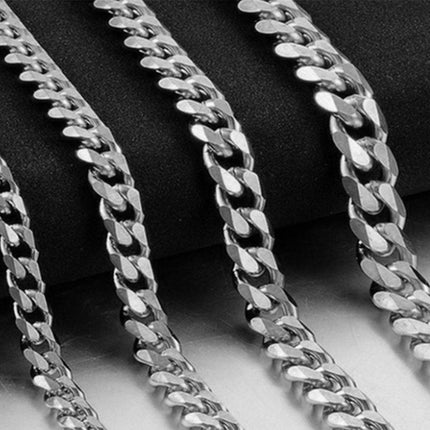 Basic Punk Solid Stainless Steel Necklace Curb Splendid&Co.