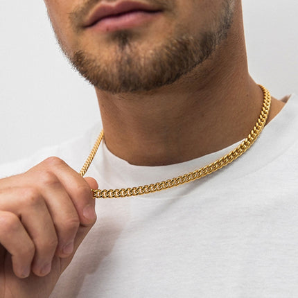 Basic Punk Solid Stainless Steel Necklace Curb Splendid&Co.