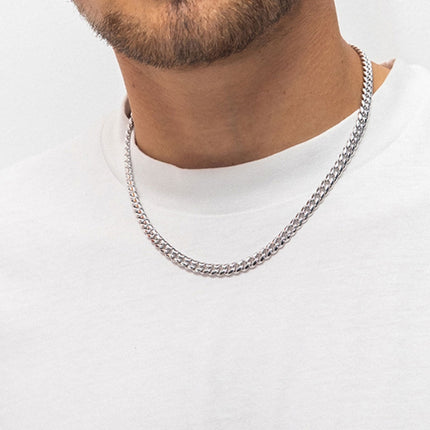 Basic Punk Solid Stainless Steel Necklace Curb Splendid&Co.