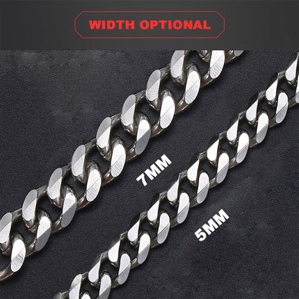 Basic Punk Solid Stainless Steel Necklace Curb Splendid&Co.