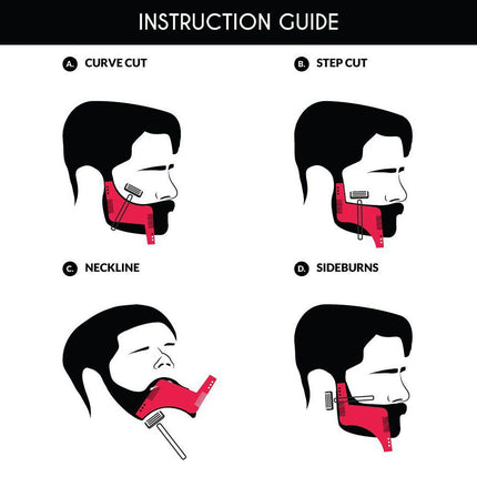 Beard Shaping Comb Template Splendid&Co.