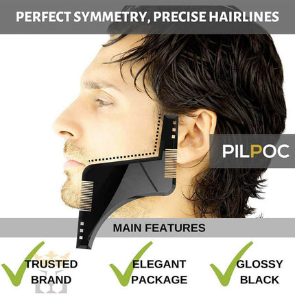 Beard Shaping Comb Template Splendid&Co.