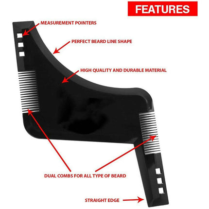 Beard Shaping Comb Template Splendid&Co.