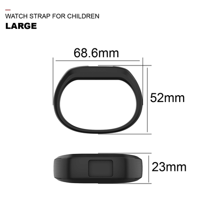 Black Garmin Vivofit Kids Replacement Bands Strap Splendid&Co.