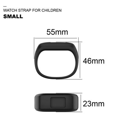 Black Garmin Vivofit Kids Replacement Bands Strap Splendid&Co.