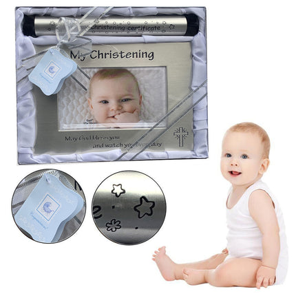 Bless kids Baby Child Silver Cross Christening Photo Frames-6"x4" Splendid&Co.