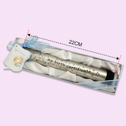Boys Girls Baby Birth Certificate Holder Set Keepsake Splendid&Co.
