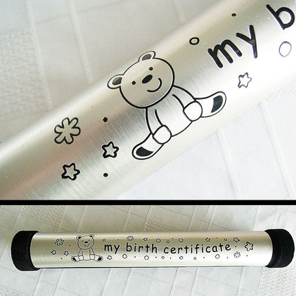 Boys Girls Baby Birth Certificate Holder Set Keepsake Splendid&Co.