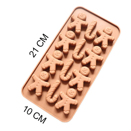 Cake Baking Mould Christmas Silicone Molds Xmas Tree-Brown Splendid&Co.