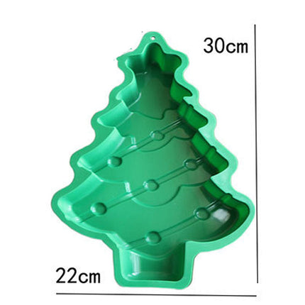 Cake Baking Mould Christmas Silicone Molds Xmas Tree-Tree Splendid&Co.